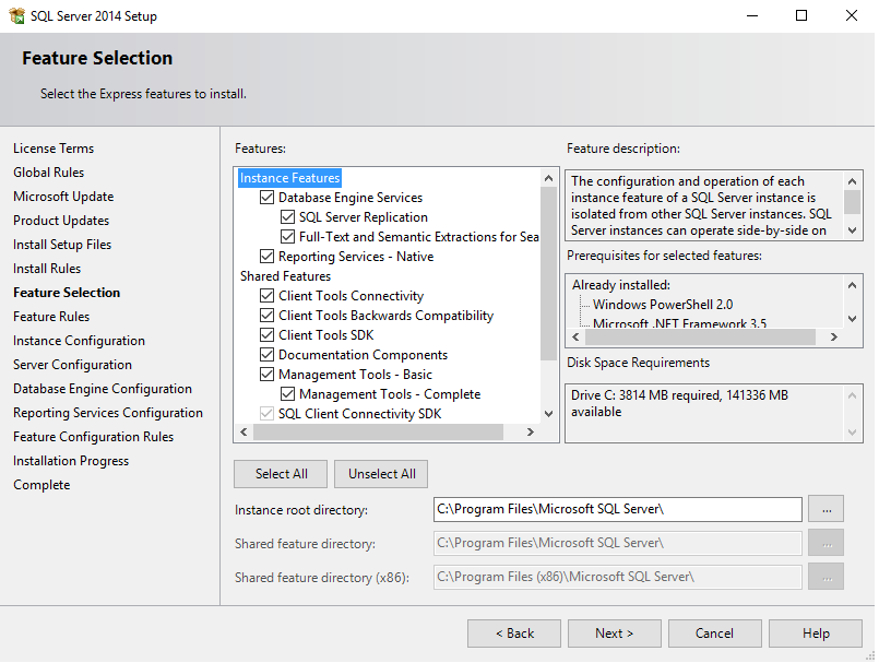 SQL Server install