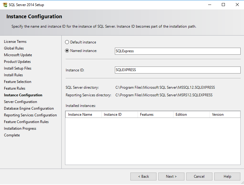 SQL Server install