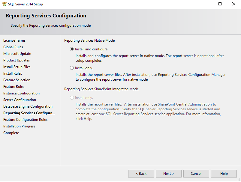 SQL Server install