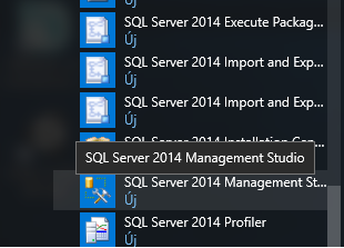 SQL Server management Studio