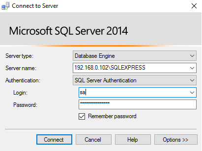 SQL Server management Studio